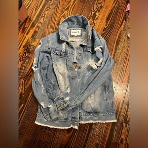 Distressed Denim Jacket